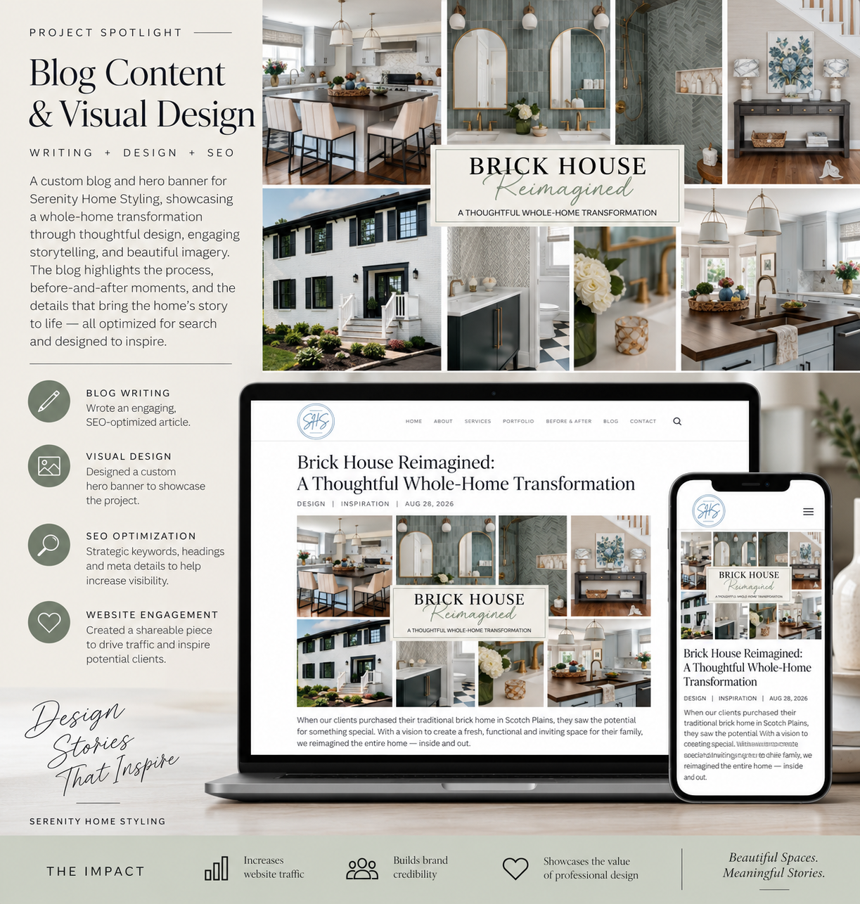 Blog Writing and Graphic Design